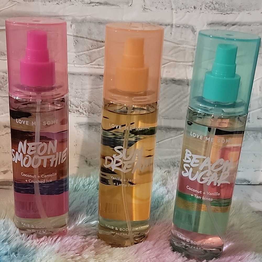 Love Me some x Morphe bundle 3 Hair Anf Body Mist